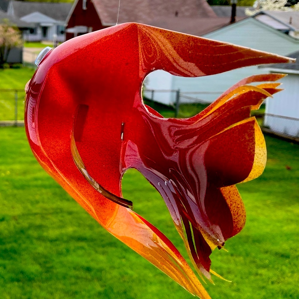 SOLD Handmade Water Bottle Fish.